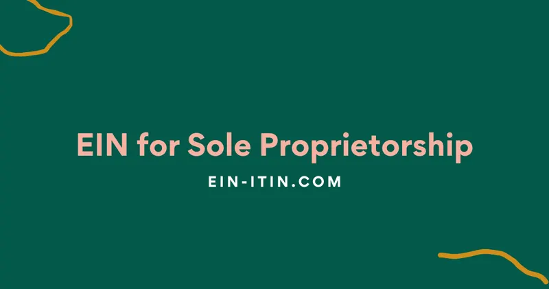 EIN for Sole Proprietorship