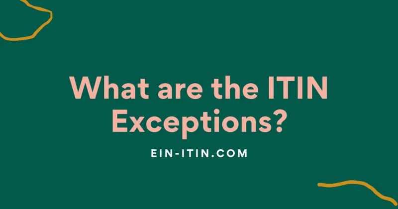 ITIN ছাড় কী কী?