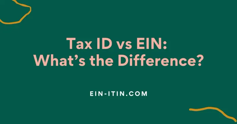 Tax ID vs EIN What’s the Difference