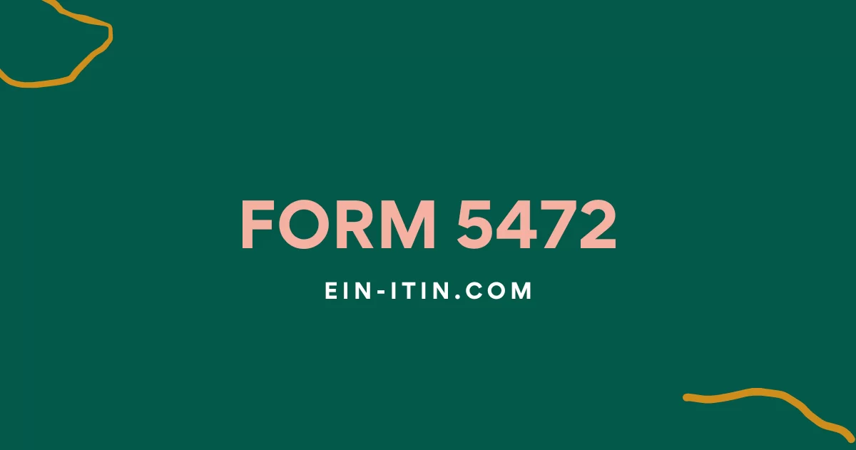 FORM 5472