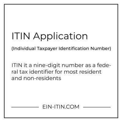 itin application 2